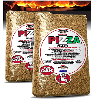 CookinPellets Premium 2x15kg MultiBuy Pizza Pellets 100% Oak