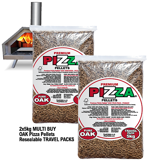 CookinPellets Premium 100% Oak Pizza Pellets Multi Buy